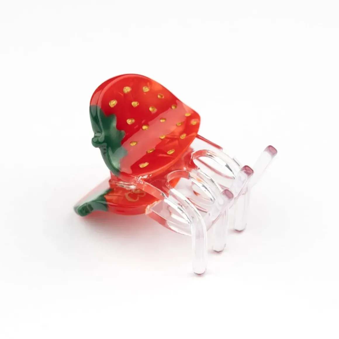 Mini Pince à cheveux Fraise
