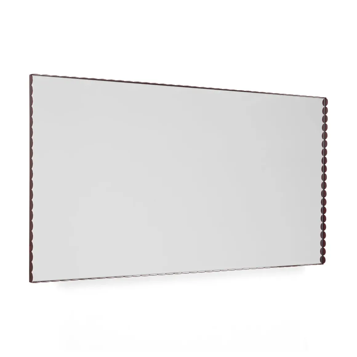 Miroir Arcs Rectangle - 133 x 72 cm - Bordeaux