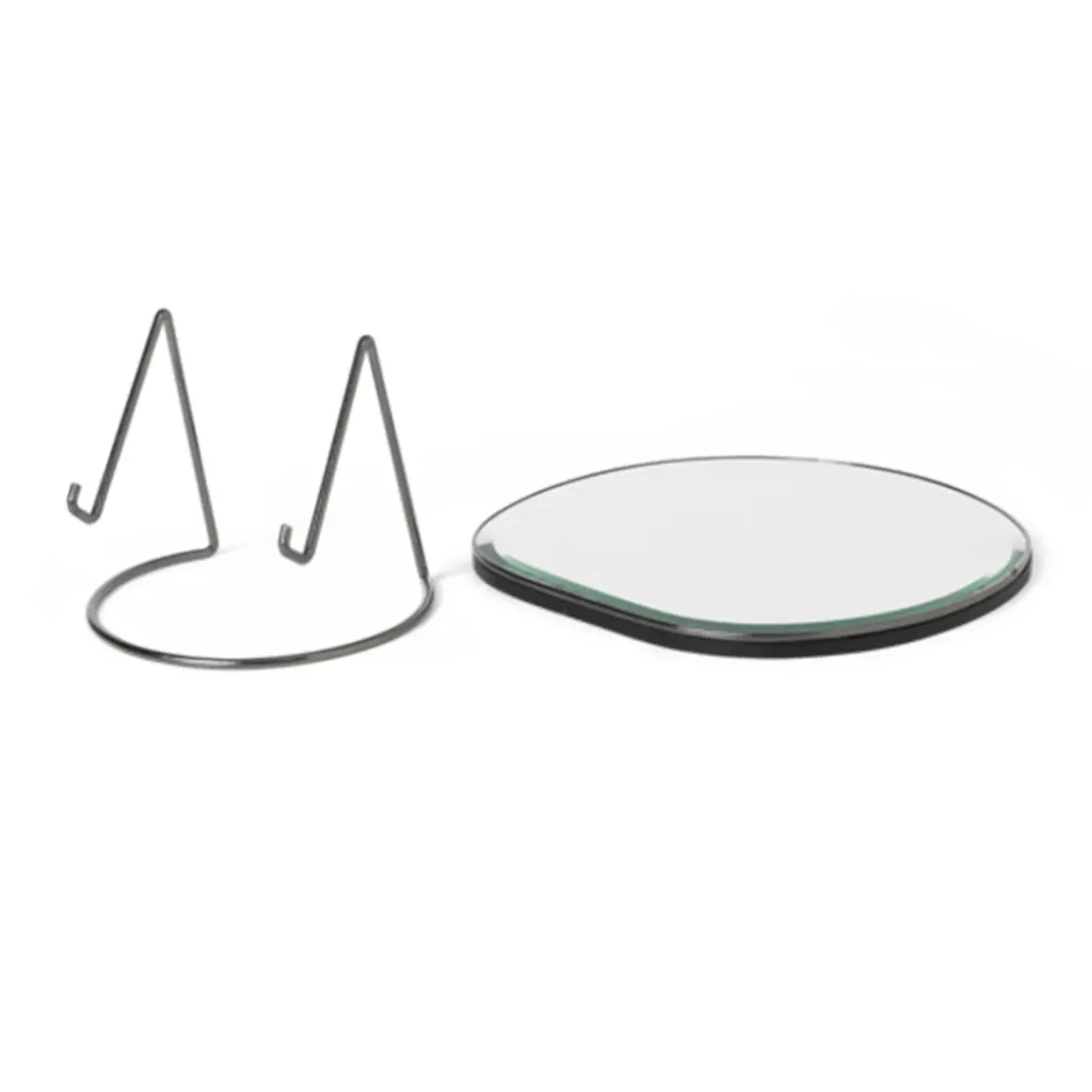 Miroir de table Pond - h 23 cm