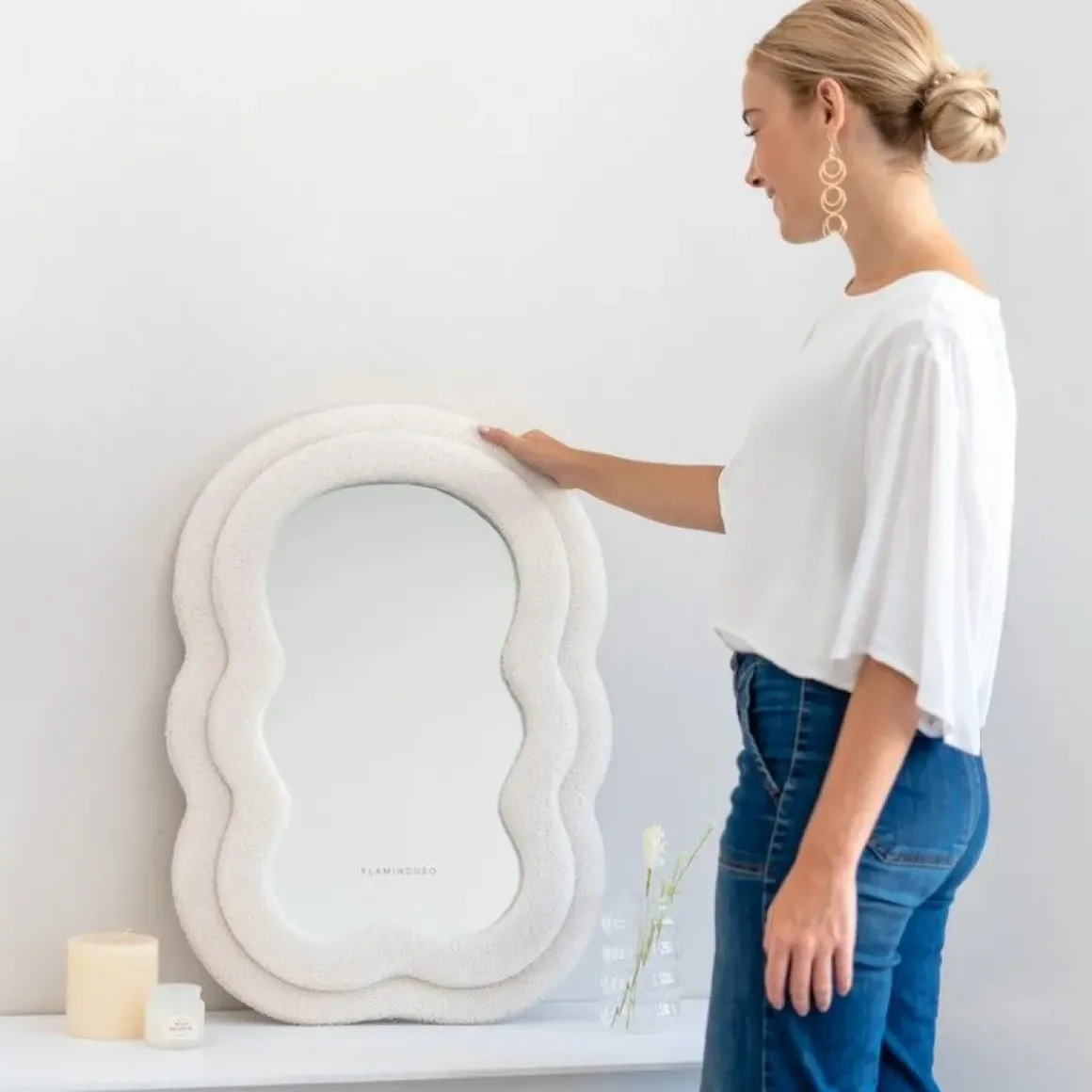 Miroir ondulé Charlie Teddy