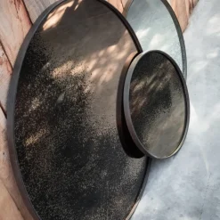 Miroir vieilli - Ø 92 cm