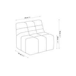 Module Canapé Chopin 1 place