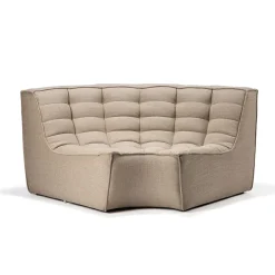 Module d'angle arrondi canapé N701 - Beige
