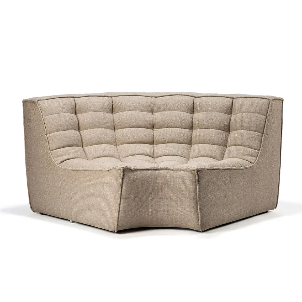 Module d'angle arrondi canapé N701 - Beige