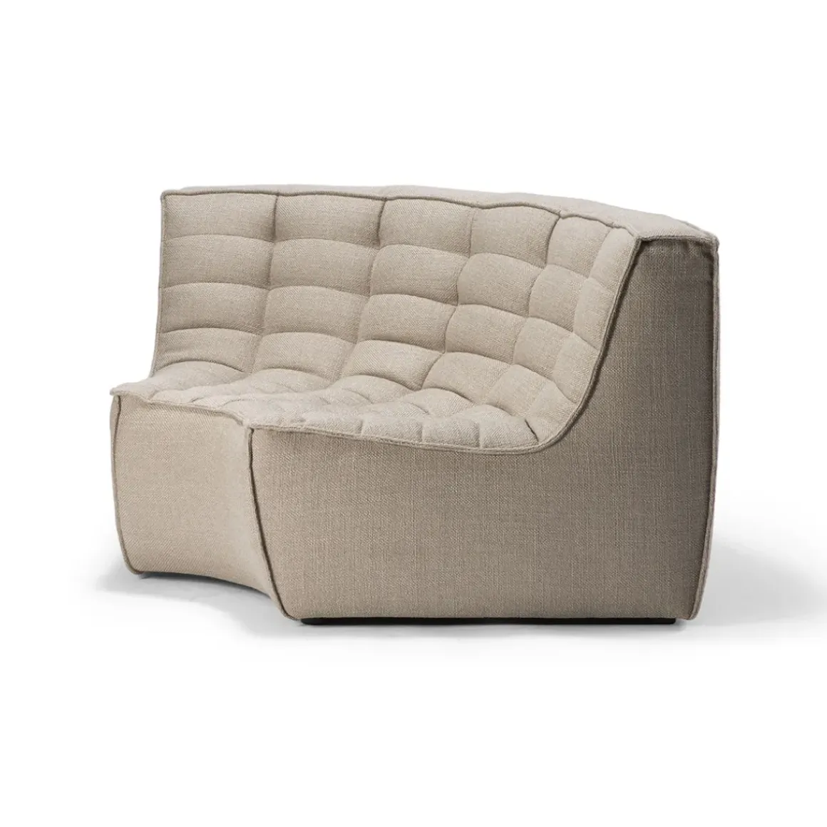 Module d'angle arrondi canapé N701 - Beige