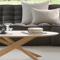 Module d'angle arrondi canapé N701 - Gris foncé