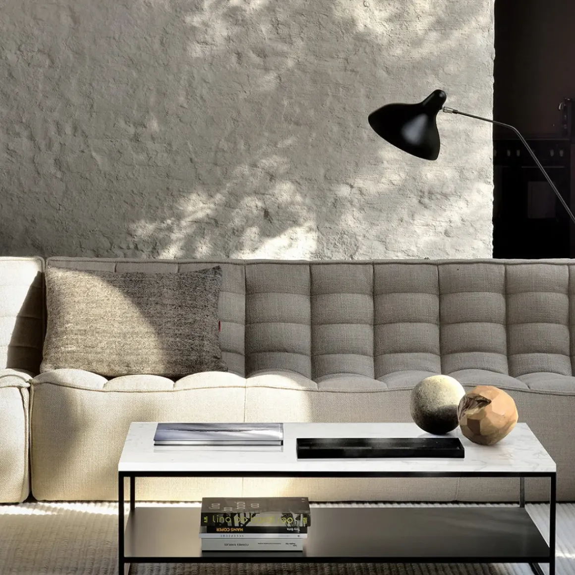 Module d'angle canapé N701 - Beige