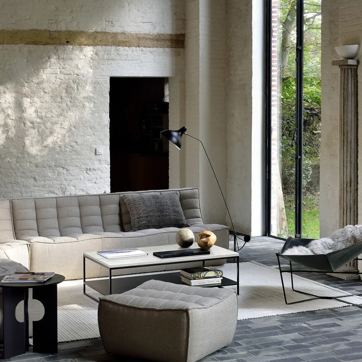 Module d'angle canapé N701 - Beige