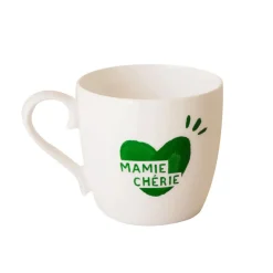 Mug Coeur Mamie Chérie - Vert Sapin