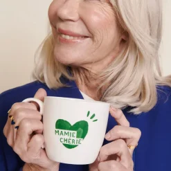 Mug Coeur Mamie Chérie - Vert Sapin