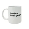 Mug en porcelaine - Bonjour Beau Gosse