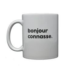 Mug en porcelaine - Bonjour Connasse