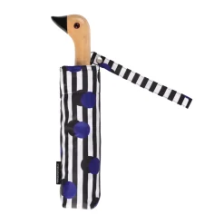 Parapluie à manche Tête de Canard - Polka Stripe