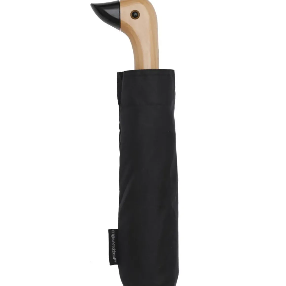 Parapluie à manche Tête de Canard - Noir
