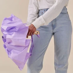 Parapluie à manche Tête de Canard - Lilas