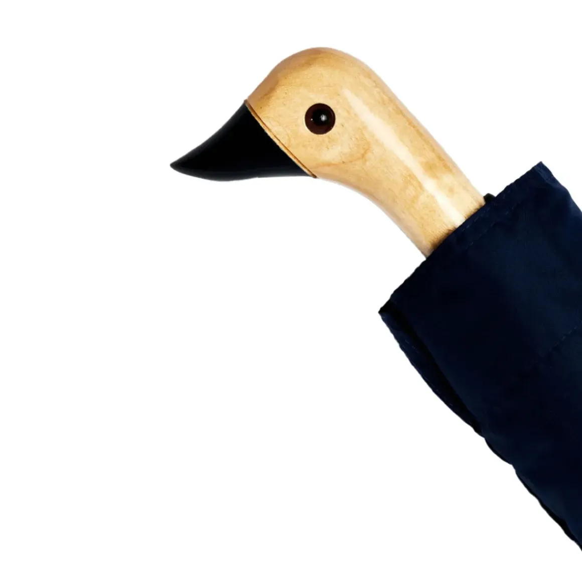 Parapluie à manche Tête de Canard - Bleu Marine