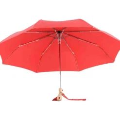 Parapluie à manche Tête de Canard - Rouge
