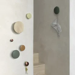 Patère The Dots - Dusty Green