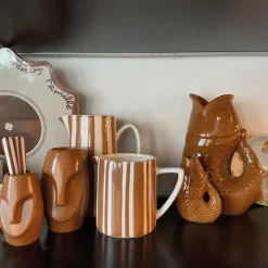Pichet Rayure Marron