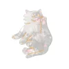 Pince à Cheveux Chat Blanc
