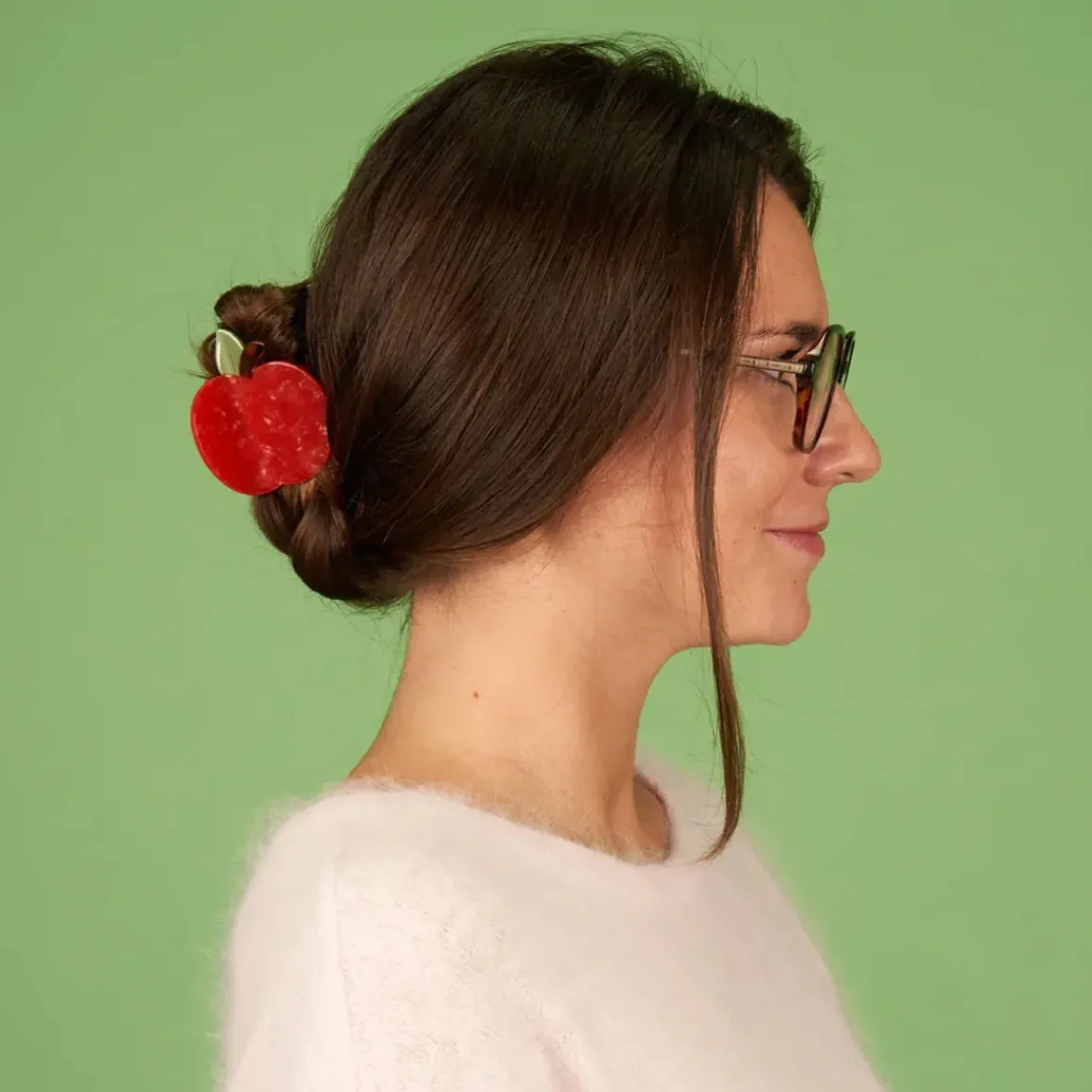 Pince à cheveux Pomme