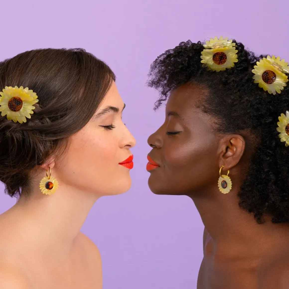Pince à cheveux Tournesol