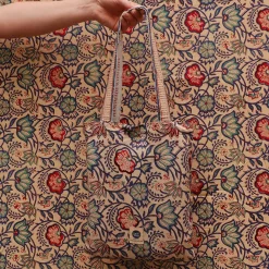 Plaid + Tote-bag Bluebell