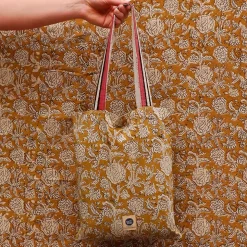 Plaid + Tote-bag Botanical