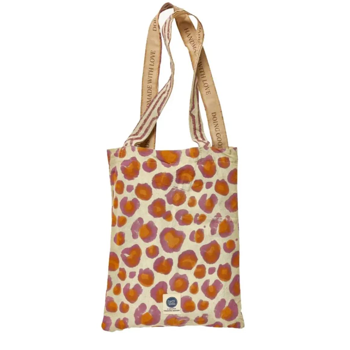 Plaid + Tote-bag Pink Léopard