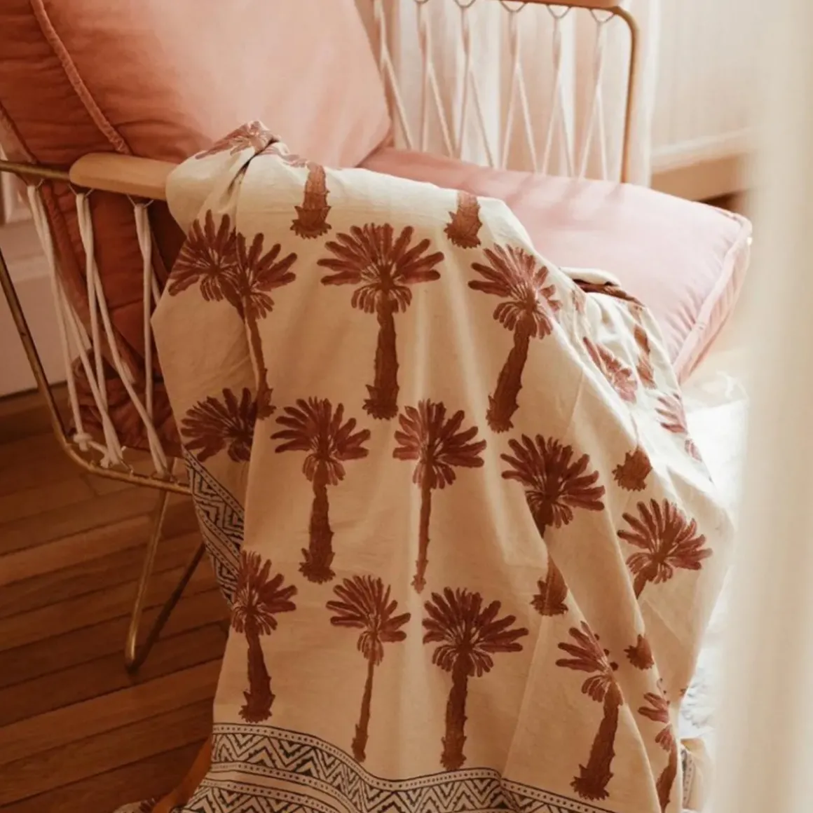 Plaid + Tote-bag Tala Palmtree