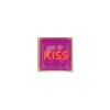 Plateau Carré S - Kiss - Fuchsia - 10 x 10 cm