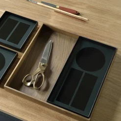 Plateau Organisateur de bureau Charcoal Walnut