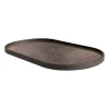 Plateau ovale en miroir - Bronze