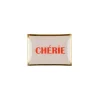 Plateau Rectangle M - Chérie - Dusty Rose - 10 x 14,2 cm