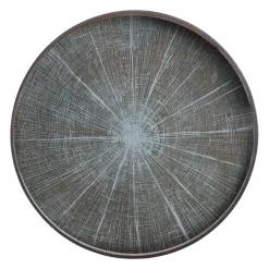 Plateau rond en bois White Slice Ø 92 cm - Marron