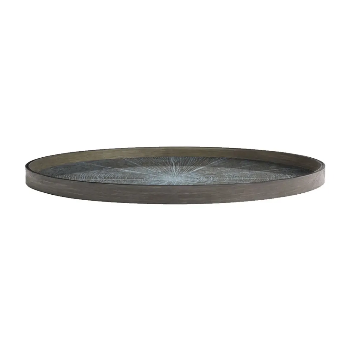 Plateau rond en bois White Slice Ø 92 cm - Marron