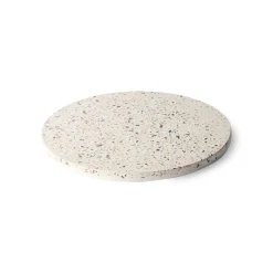 Plateau rond en béton - Terrazzo