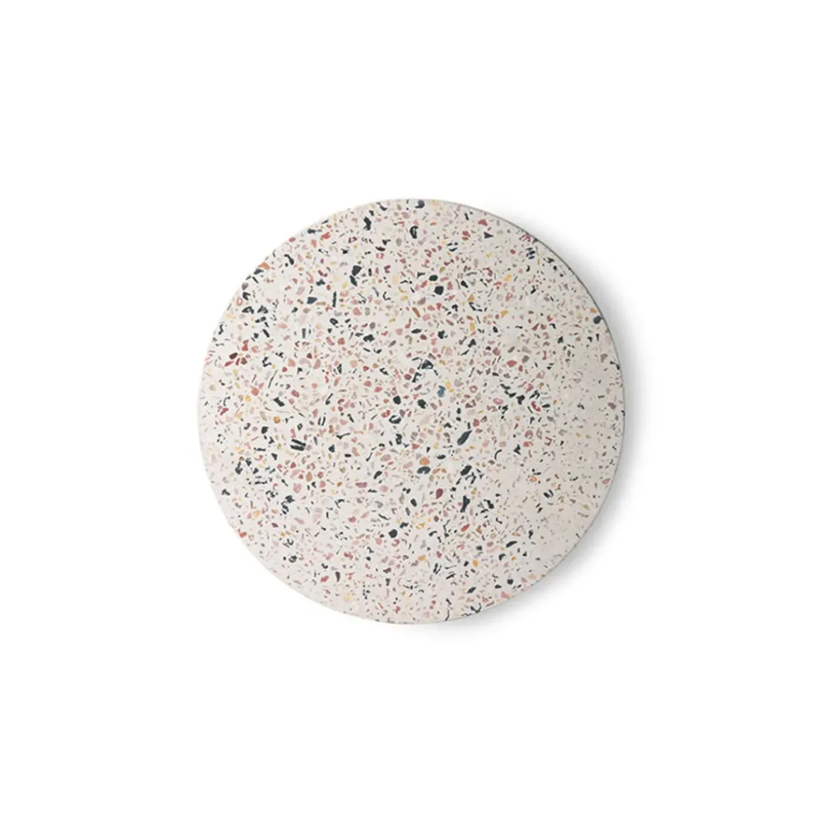 Plateau rond en béton - Terrazzo