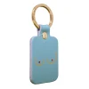 Porte-clés Boobs en cuir - Turquoise