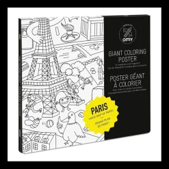 Poster Geant A Colorier - Paris