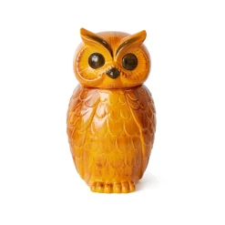 Pot Hibou Tangerine en Céramique - 16.5 x 16.2 x 8.5 cm