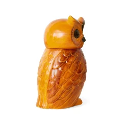 Pot Hibou Tangerine en Céramique - 16.5 x 16.2 x 8.5 cm