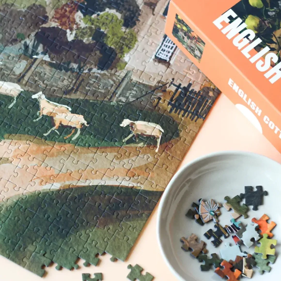 Puzzle English Cottage - 1000 pièces