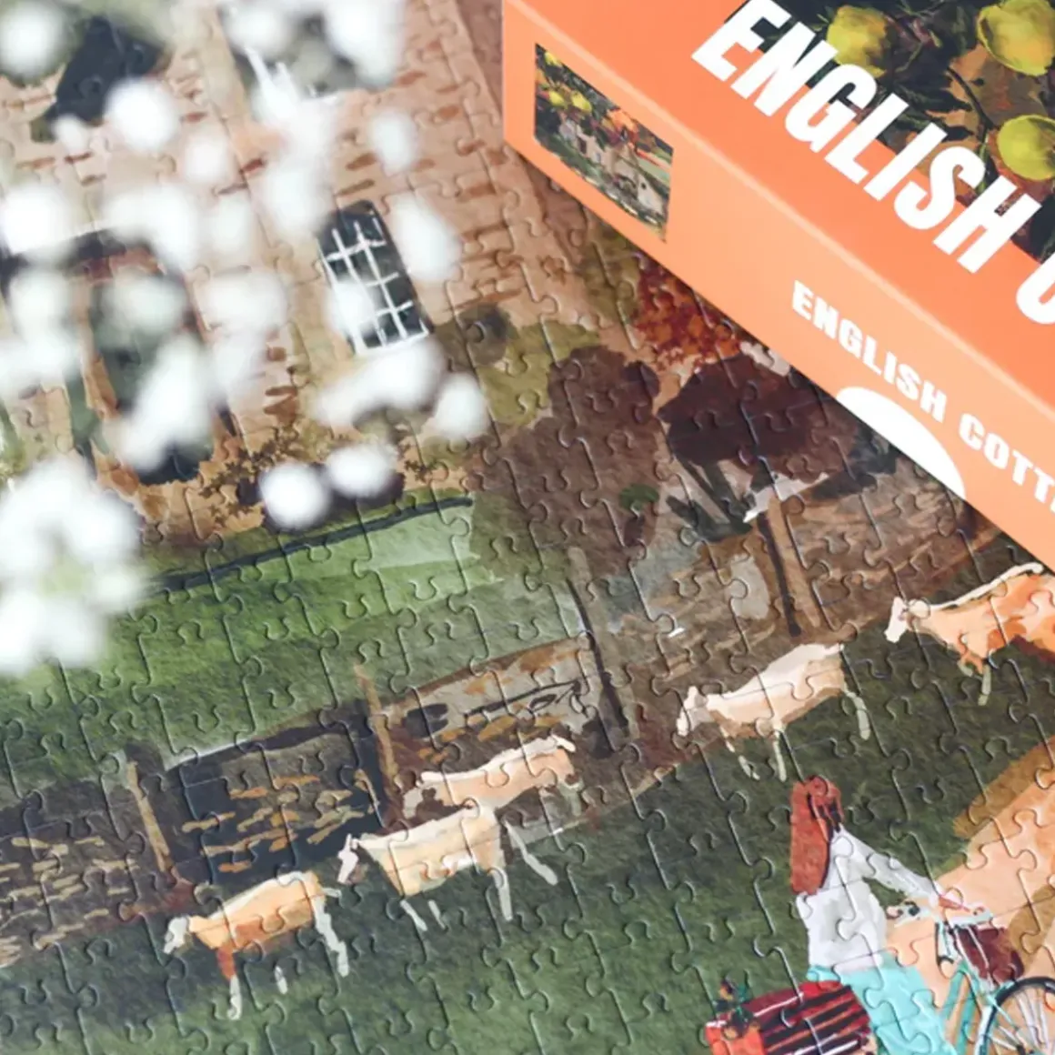 Puzzle English Cottage - 1000 pièces