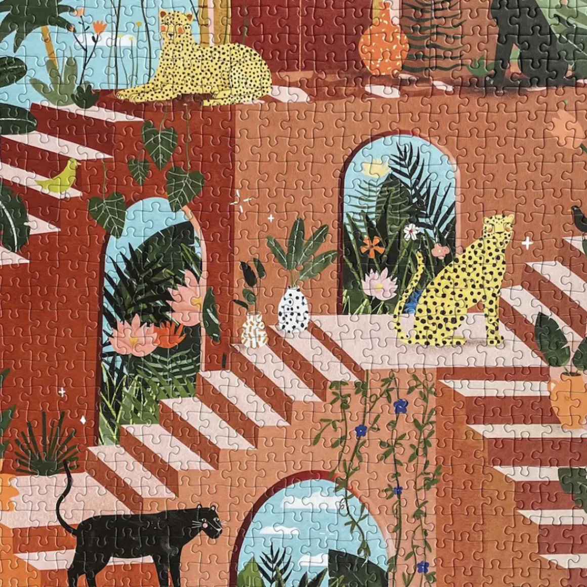 Puzzle Royaume des félins - 1000 pièces