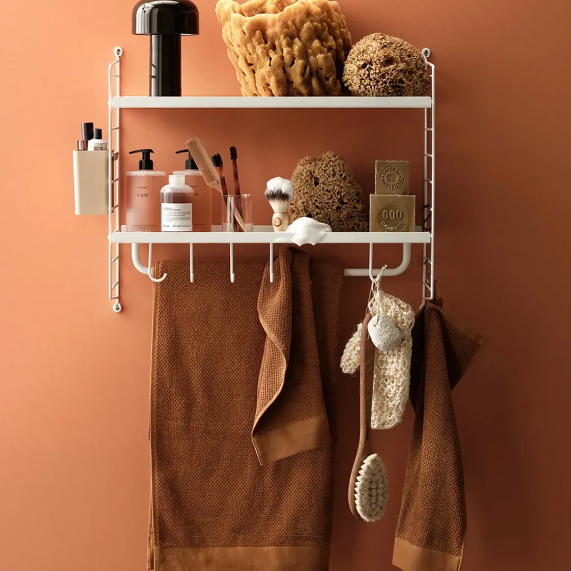 Rangement mural Bathroom - 58 x 50 x 20 cm - Blanc