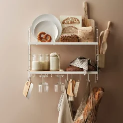 Rangement mural Kitchen - 58 x 50 x 20 cm - Blanc