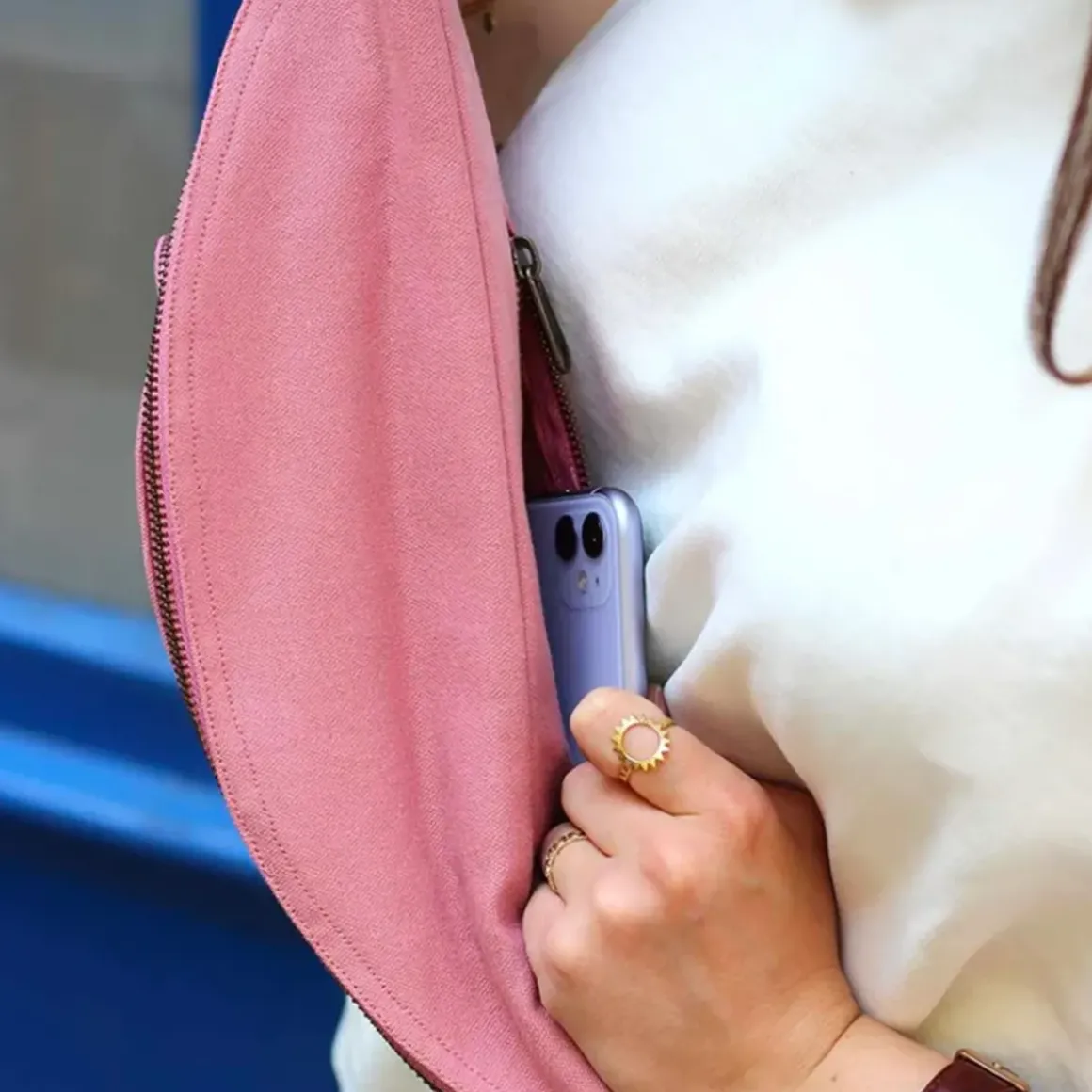 Sac Banane Sofia XL - Rose Blush