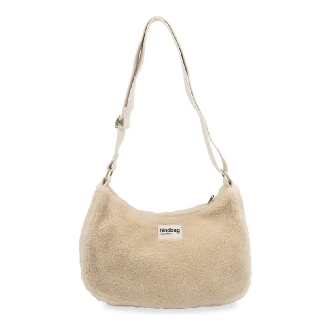 Sac Rosa Teddy en fourrure - Beige