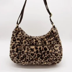 Sac Rosa Teddy en fourrure - Léopard